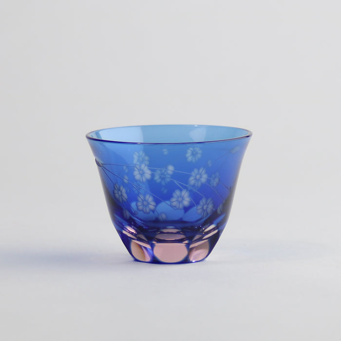 【PRO会員限定】桜文様 ぐい呑 ブルーピンク