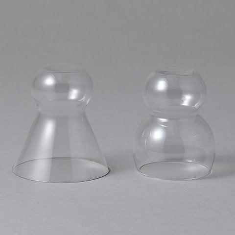Rondes pair glass