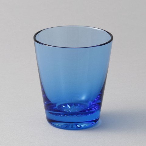 クリスタル江戸切子 タンブラー 青 菊 — KIMOTO GLASS TOKYO